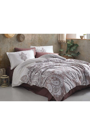 OEM Azka Bed Linen Brown (100% Cotton)
