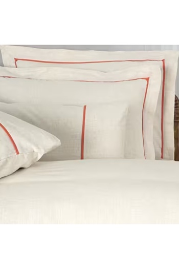 OEM Banded Orange Bed Linen 6 Pieces (100% Cotton)