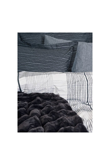 OEM Smooth Black Bed Linen and Blanket Set (100% Cotton)
