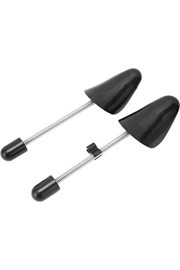zola Set of 2 shoe wedges, solid plastic, adjustable, size 35-41, black