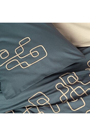 OEM Kerja Beige Bed Linen 6 Pieces (100% Cotton)