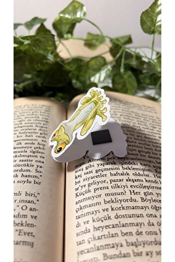 Handeto Kraft Magnetic Frog Bookmark Magnetic Bookmark Magnet Bookmark Magnetic Book Marker