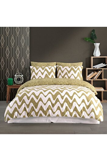 OEM Waves Green Bed Linen (100% Cotton)