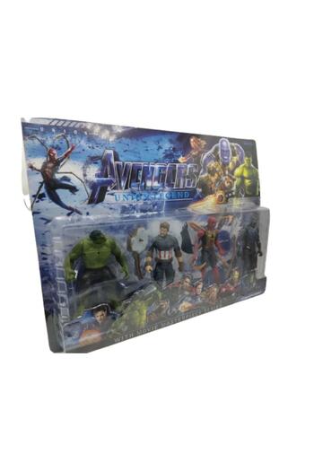 OEM Set of 4 Avengers Super Hero Figures, 17 cm, +3 years