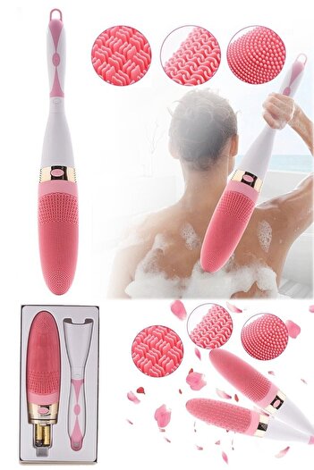 STLIFE Bath Back Brush Bath Body Brush Long Handle Body Brush Bath Brush Pore Cleaner