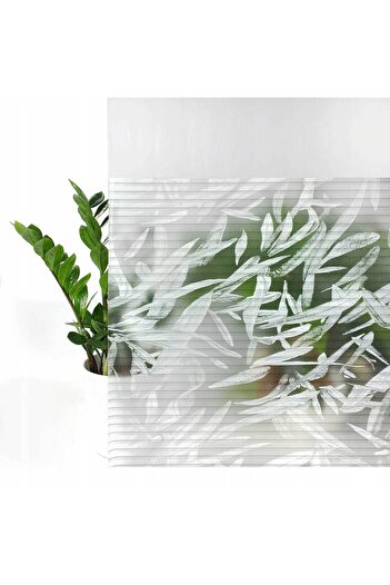 d-c-fix 189-5036 Premium Static Glass Film Leaf Patterned (90 cm X 1 Meter)
