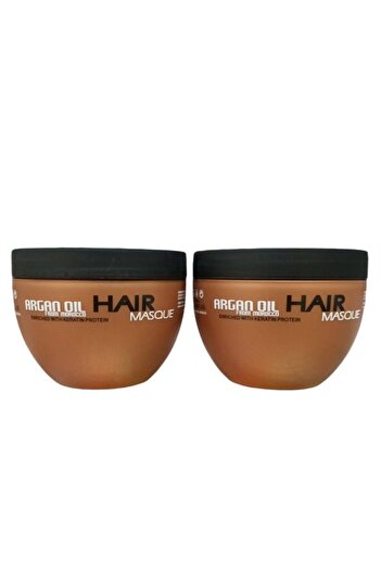 Argan Oil Hair mask rich in keratin protein, especially effective for dry hair, leaving hair moisturized and healthy 2*250 ml