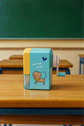 Bafix Choeming Pencil Sharpener with Handle Blue