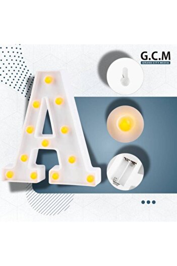 GCM MODELS LED English Letters, illuminated LED letters from the Big City Store, available in all letters, made