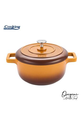 Cooking by Heinner CAST ALUMINUM PAN + LID 20x10 CM, 2.4L, NICOLAI TAND, ORIGINI