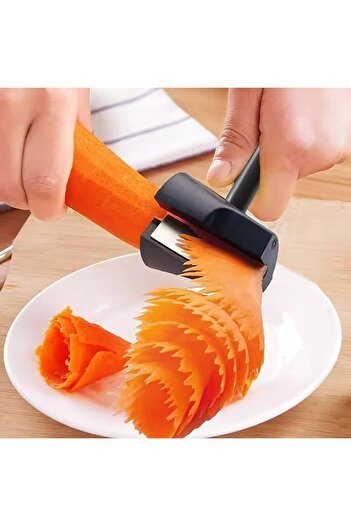 Hope 1 Pack Carrot Curler and Peeler, Spiral Vegetable Shred Slicer, Fruit Grater Tools, Kitchen Accessor