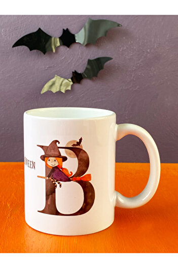 Hepsi Enteresan Halloween Cup with Letters, Halloween Cup