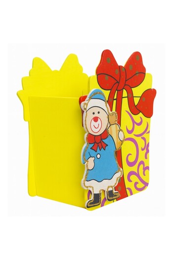 OEM Decorative Christmas holder, Ideal for sweets, pens or other accessories, Santa Claus children's gift