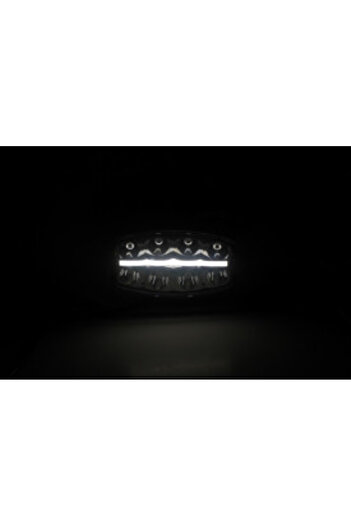 DELUXETUNING LED Projector, high beam and position light, 80 W, 6500 Lm, 12 V-24 V, E-Mark approval
