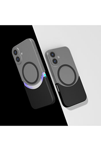 ZM STORE Apple iPhone 16 Plus Compatible Case with M-Safe Feature, Matte Textured, Stylish Double Cover with Magnet