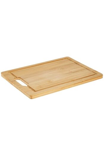 Generic Royalford Bamboo Cutting Board (330x230x15MM) Best for Meat, Vegetables and Cheese. Professional Gr
