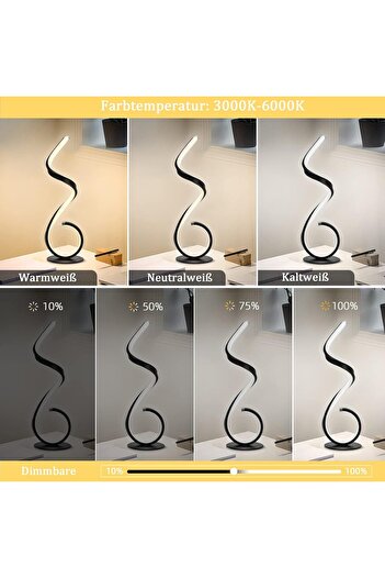 Eideal EIDEARAY LED Table Lamp Spiral Design 22 W