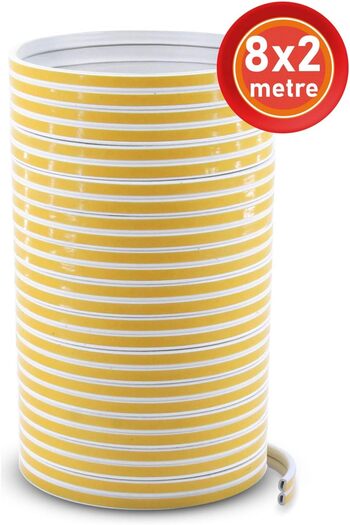 TOPALAKTİCARET Door Window Water Cold Proof Insulation Tape Sealing Wick 8X2 16m