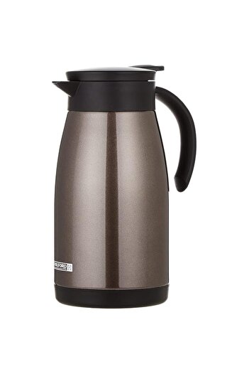 Generic New Stainless Steel Double Wall Isolating Jug Vacuum Royalford Flask Hot Cold Jug (1 Litre)