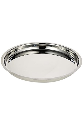 Generic RAJ STAINLESS STEEL DINNER PLATE, 30.5 CM , SILVER, TP0013, DINNER PLATE , SERVEWARE , SERVING PLAT