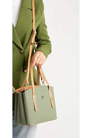 JP POLO Women's Original Just Polo 5 Compartment Stylish Hand and Shoulder Bag Shoulder Bag 26 X 24 cm