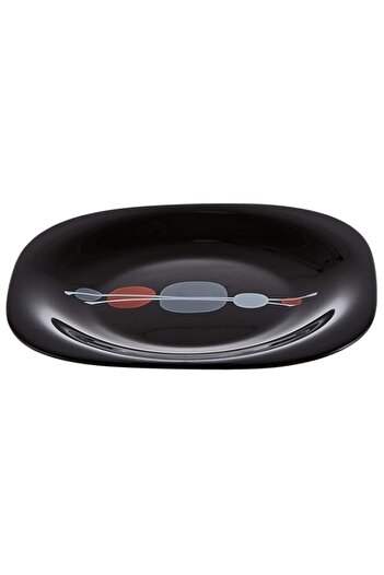 Generic Luminarc Porcelain Plates, Black, Dg6900