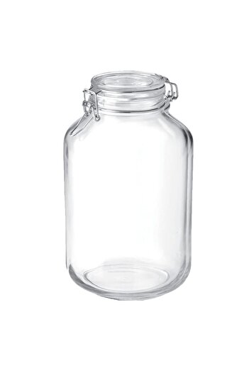 Generic Cosecha Privada Bormioli Rocco Fba_1.4926 Fido 1Pc Clear4000Ml Jar Round Glass