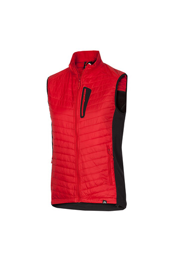 NORTHFINDER Classic cut outdoor hybrid vest for men Zayna red