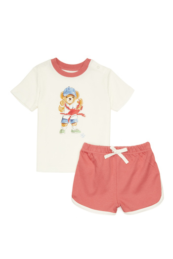 Polo Ralph Lauren White Red Baby Set of 2