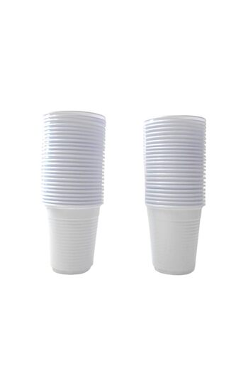 Generic 6 oz White Disposable Plastic Cup – BPA-Free, Leak-Resistant – Ideal for Beverages, Desserts, and S