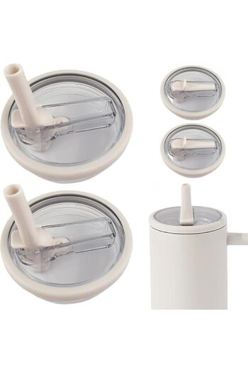 Generic Replacement Flip Straw Lid for Tumbler – Leak-Proof, Splash-Resistant Flip Lid With Easy Grip, Reus