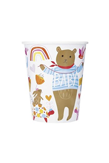 Generic Unique Party 73426-9oz Zoo Baby Shower Cups, Pack of 8