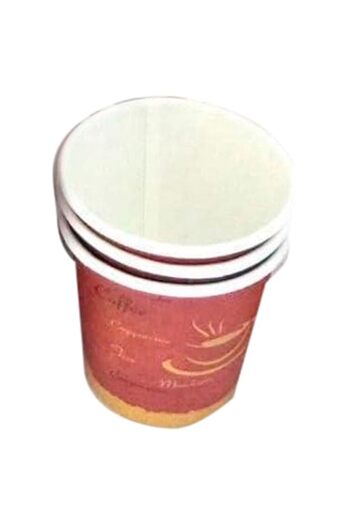 Generic Alsaqer Paper Kahwa Cups 500-Pieces, 2.5 oz Capacity, Red