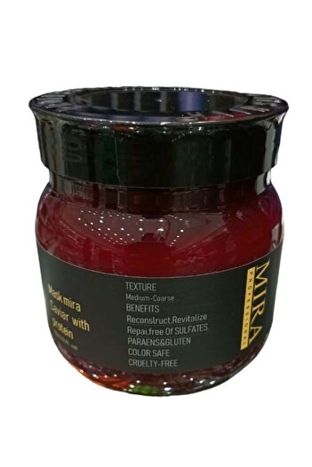 Mira 500ml mask with argan oil and protein to maintain hair treated with protein or keratin
