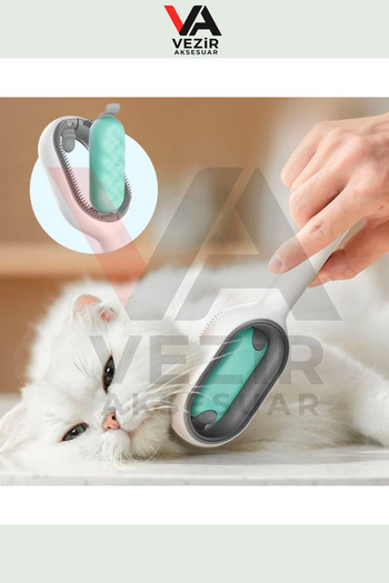 BUFFER®PX Professional Pet Brush – Wet & Dry Hair Remover, Double-Sided Pet Comb