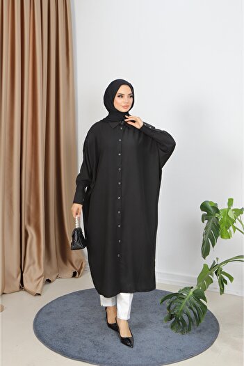 NİSUM MODA Long Tunic Shirt