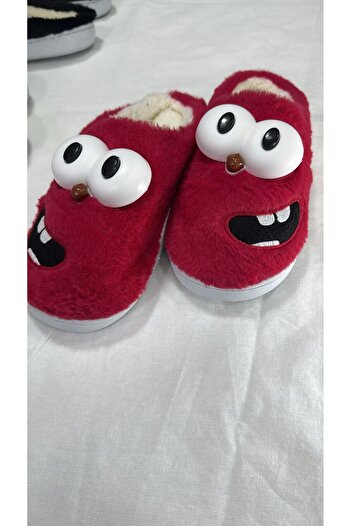 LAMEDORE Women's & Men's Funny Eyed Plush House Slippers – Soft, Warm, and Non-Slip Sole Winter Slippers