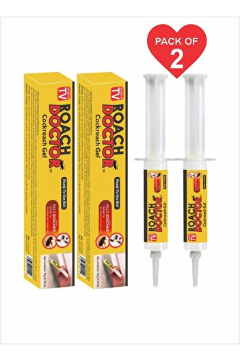 SYNGENTA Bulbhead Ready-to-Use Cockroach Gel Bait - Effective Roach Killer for Homes & Kitchens Pack Of 2