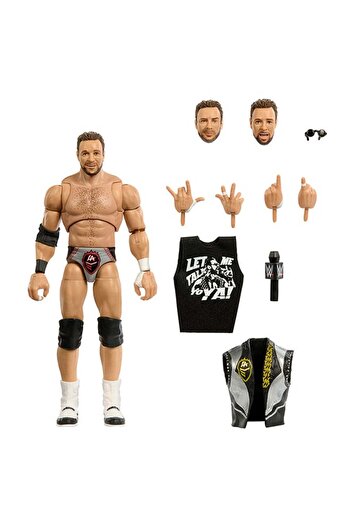 mattel WWE WWE Ultimate Edition Action Figure & Accessories, 6-inch LA Knight Collectible Set, Swapp