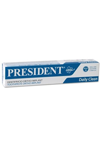 President Orto Implant toothpaste for dental implants and orthodontic appliances 75ml