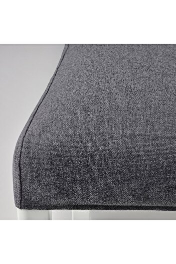 IKEA BERGMUND Chair Cover Gunnared Medium Grey Washable Fabric Slipcover Replacement