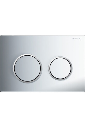 Other Geberit Omega20 flush plate front top chrome matt chrome chrome round