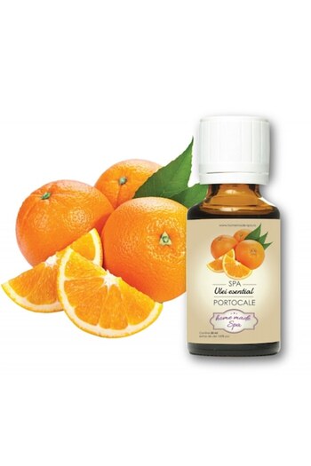 Homemade Spa Orange essential oil (Citrus Sinensis) 10 ml,