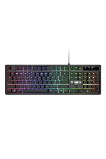 gamdias Ares E3 Combo gaming kit black RGB lighting