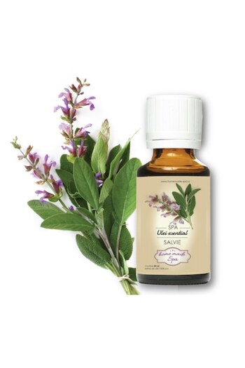 Homemade Spa Clary Sage Essential Oil (Salvia Sclarea) 10 ml,