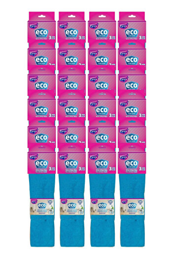 Parex Eco 3-Pack Microfiber Cloth Light 24 Pack