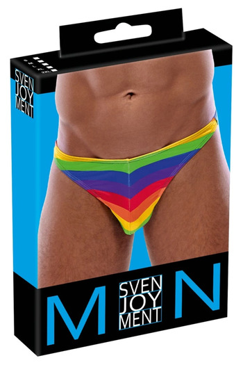 Other Svenjoyment - Men's Rainbow Colored Thongs S