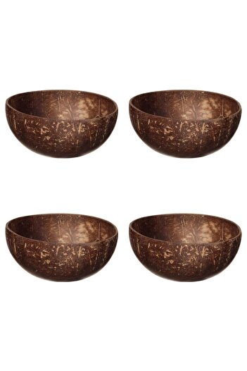 Vervo.ro pentru minți curioase Set of 4 coconut fiber bowls 14 cm - Colors