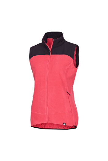 NORTHFINDER Women's fleece vest EVELIN coral