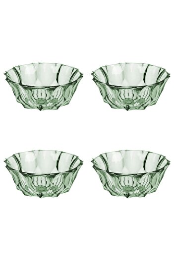 Vervo.ro pentru minți curioase Bowl set, 4 pieces, 290 ml, Plastic, Green